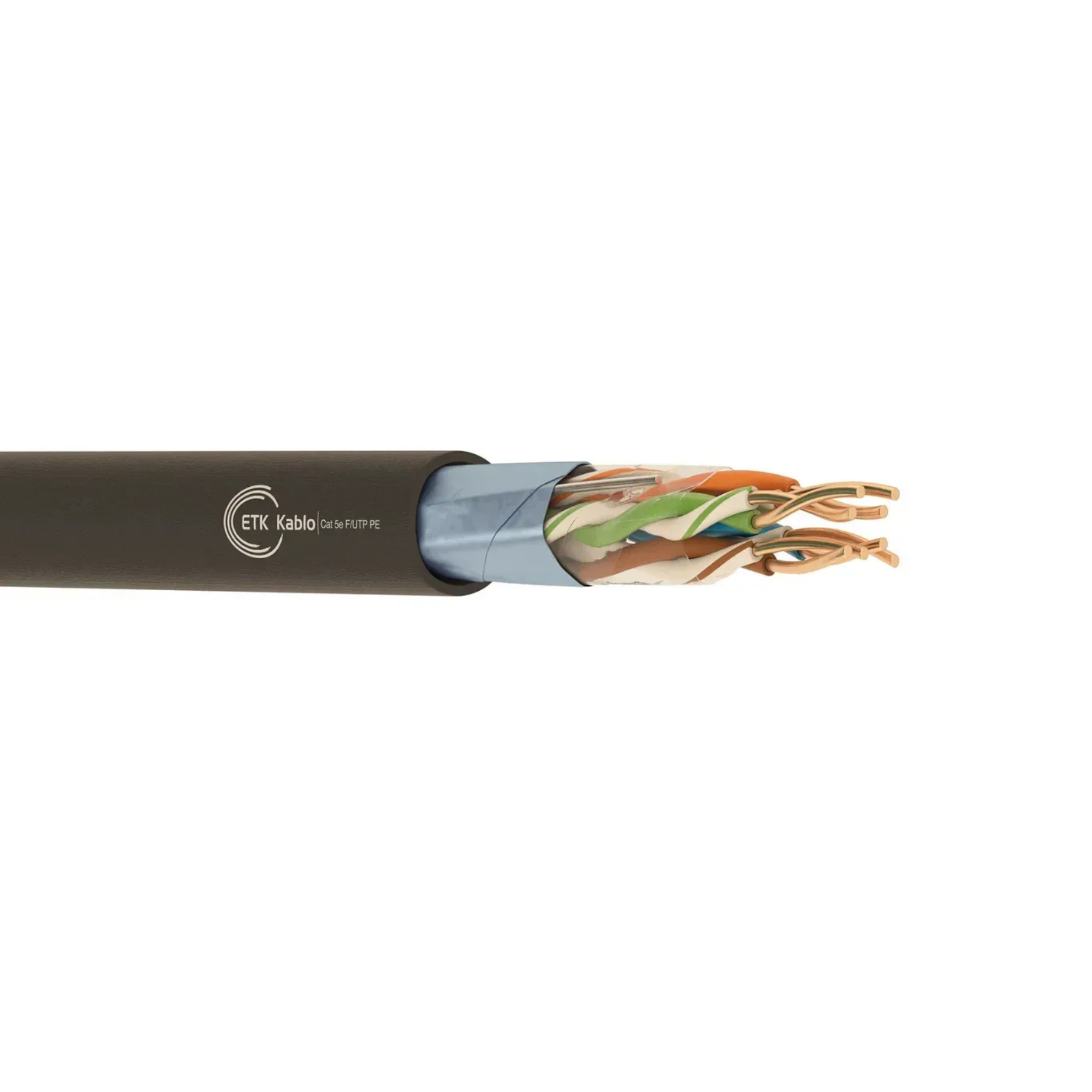 CAT 5e FTP 4*2*25 AWG Cu PE outdoor